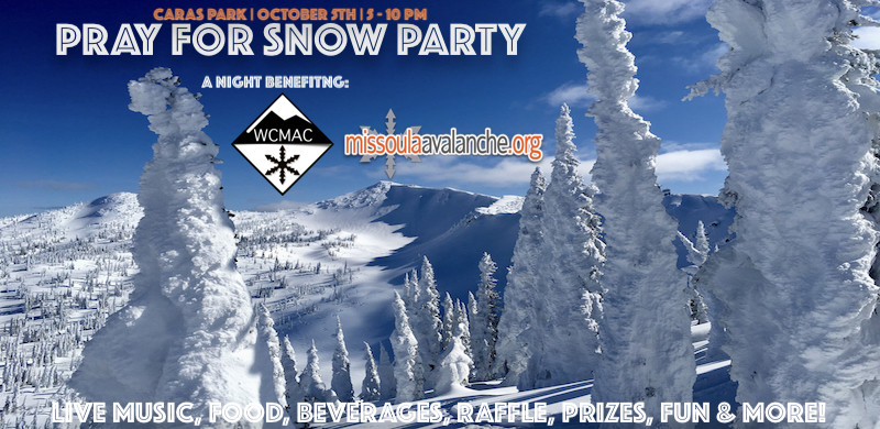 Pray For Snow Party | Save The Date Image