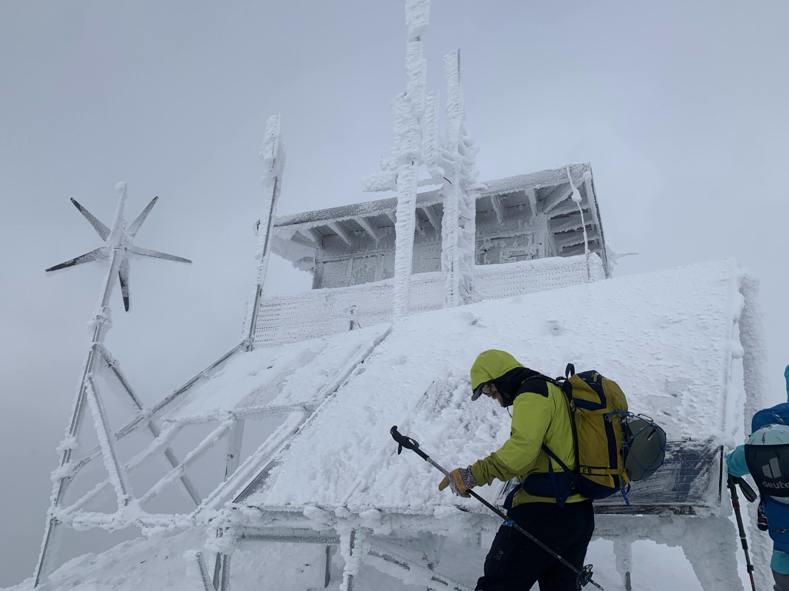 : <p>The Weather station covered in rime (elev. 7,750ft.)</p>
