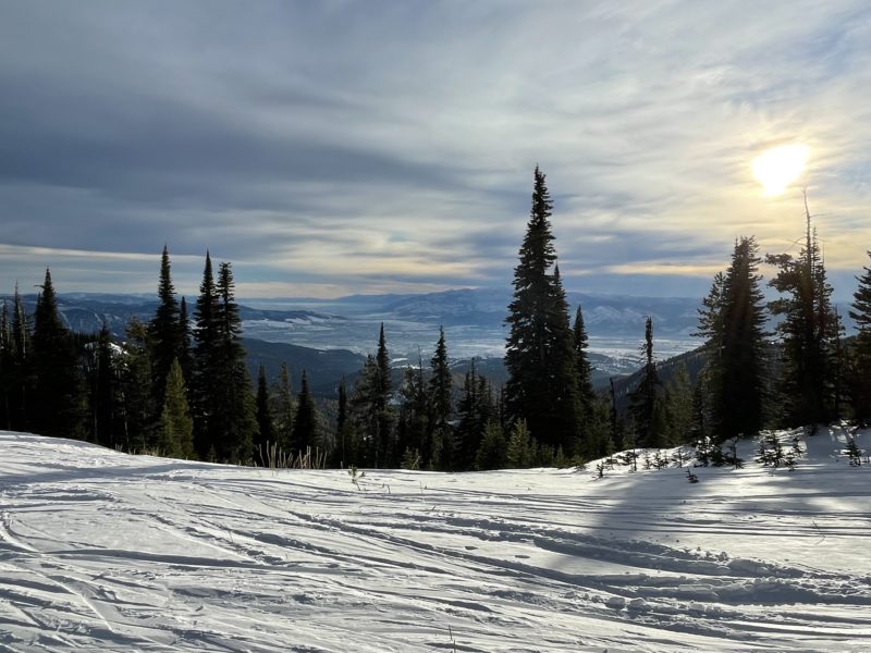 Looking south from Snowbowl. 